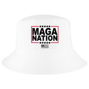 Maga Nation Usa Flag Cool Comfort Performance Bucket Hat