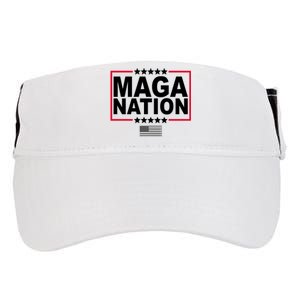 Maga Nation Usa Flag Adult Drive Performance Visor