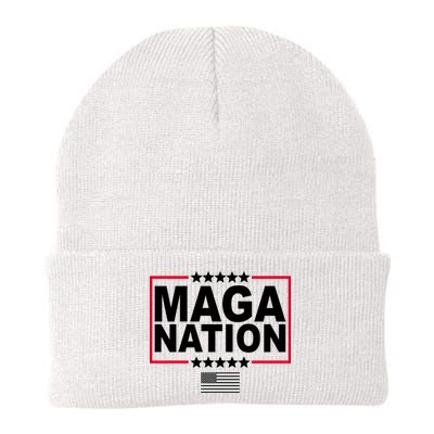Maga Nation Usa Flag Beanie