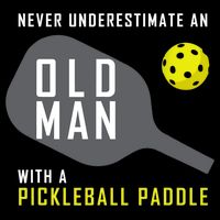 Mens Never Underestimate An Old Man Pickleball Paddle Gift TShirt Bag
