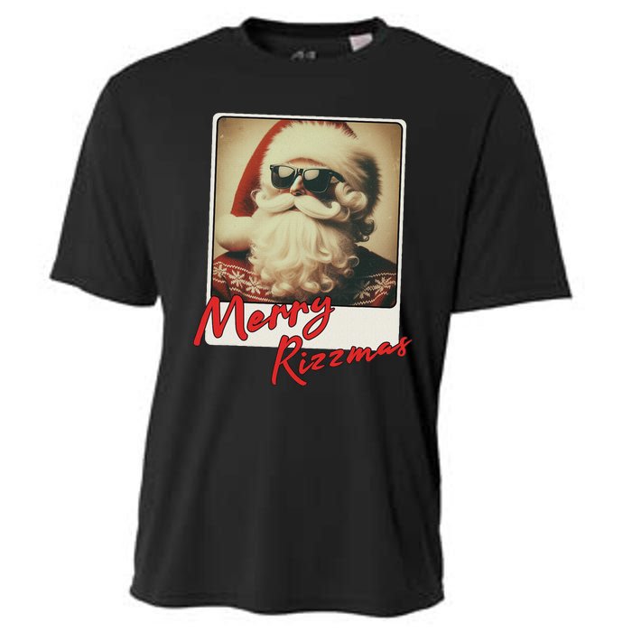 Merry Ns Vintage Christmas Santa Claus Cooling Performance Crew T-Shirt