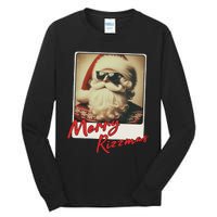 Merry Ns Vintage Christmas Santa Claus Tall Long Sleeve T-Shirt