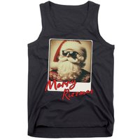 Merry Ns Vintage Christmas Santa Claus Tank Top