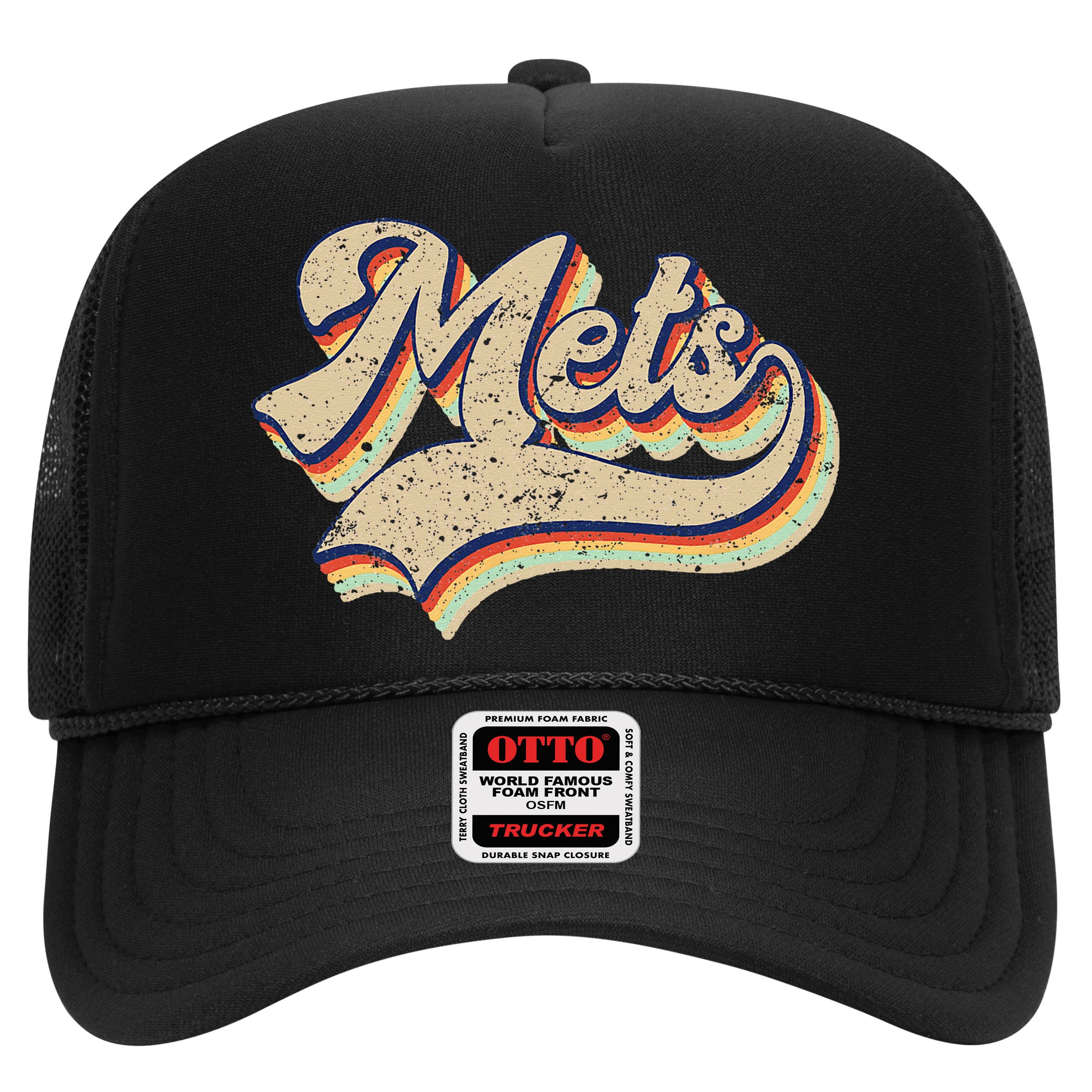 Mets Name Vintage Retro Baseball Lovers Baseball Fans Hat