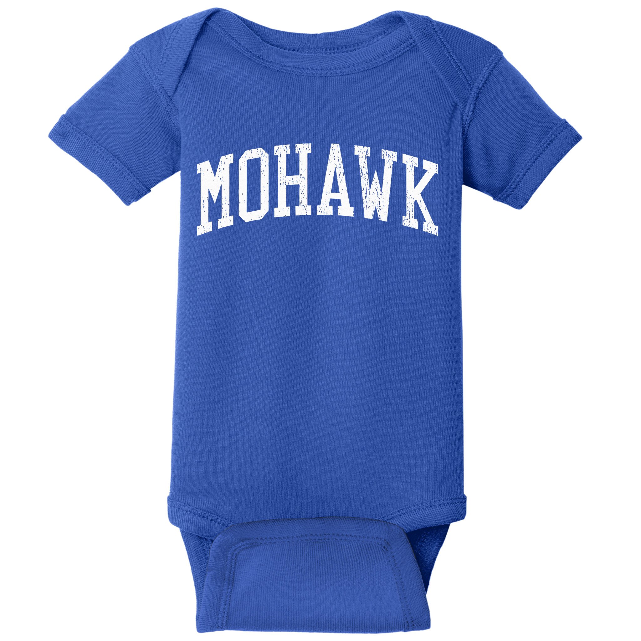 Mohawk NY Vintage Athletic Sports JS02  Baby Bodysuit