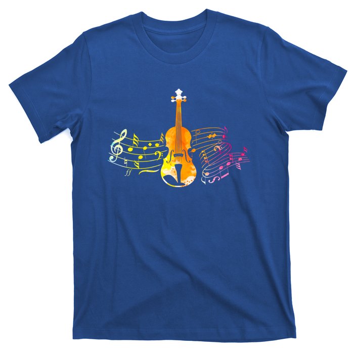 Music Notes Violin Gift T-Shirt