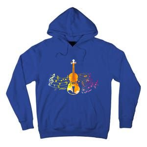 Music Notes Violin Gift Tall Hoodie