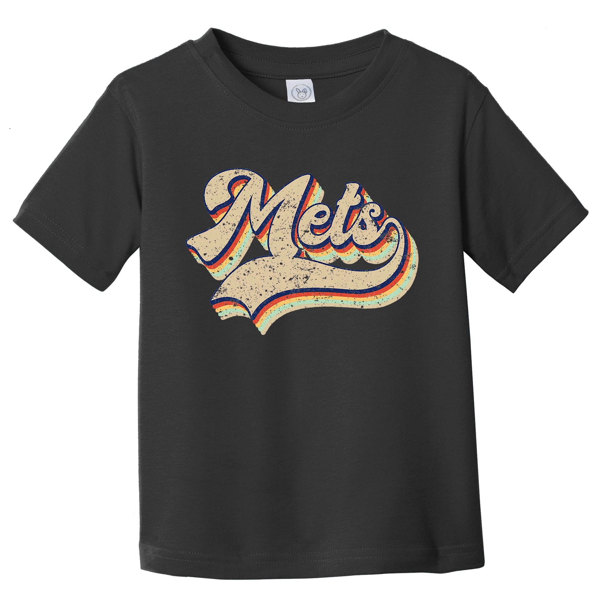 Mets Name Vintage Retro Baseball Lovers Baseball Fans Toddler T-Shirt