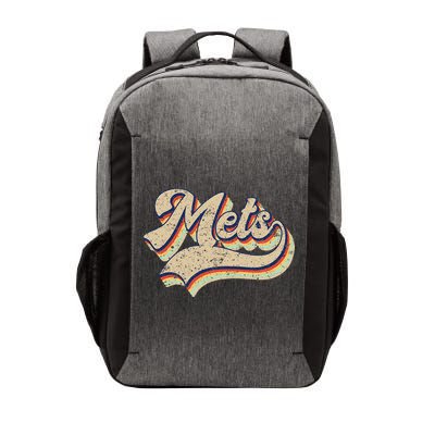 Mets Name Vintage Retro Baseball Lovers Baseball Fans Vector Backpack