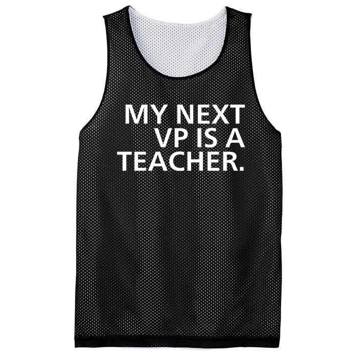 My Next Vp Is A Teacher Mesh Reversible Basketball Jersey Tank