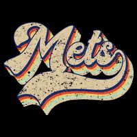 Mets Name Vintage Retro Baseball Lovers Baseball Fans Doggie Tank