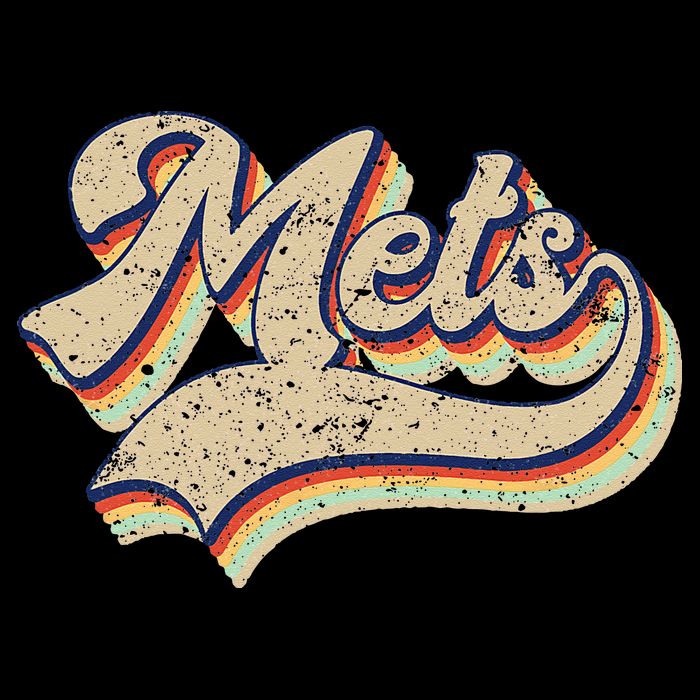Mets Name Vintage Retro Baseball Lovers Baseball Fans Doggie Tank