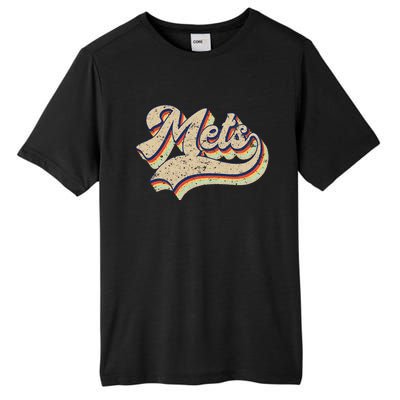 Mets Name Vintage Retro Baseball Lovers Baseball Fans Tall Fusion ChromaSoft Performance T-Shirt