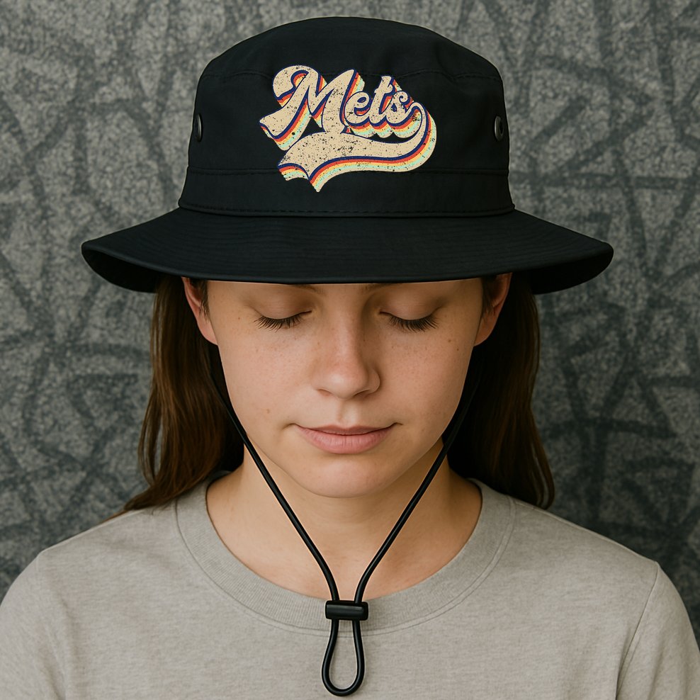 Mets Name Vintage Retro Baseball Lovers Baseball Fans Bucket Hat