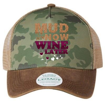 Mud Now Wine Later Obstacle Run Group Outfit Legacy Tie Dye Trucker Hat