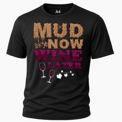 Mud Now Wine Later Obstacle Run Group Outfit Performance Shirt