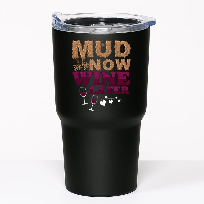 Mud Now Wine Later Obstacle Run Group Outfit Tumbler