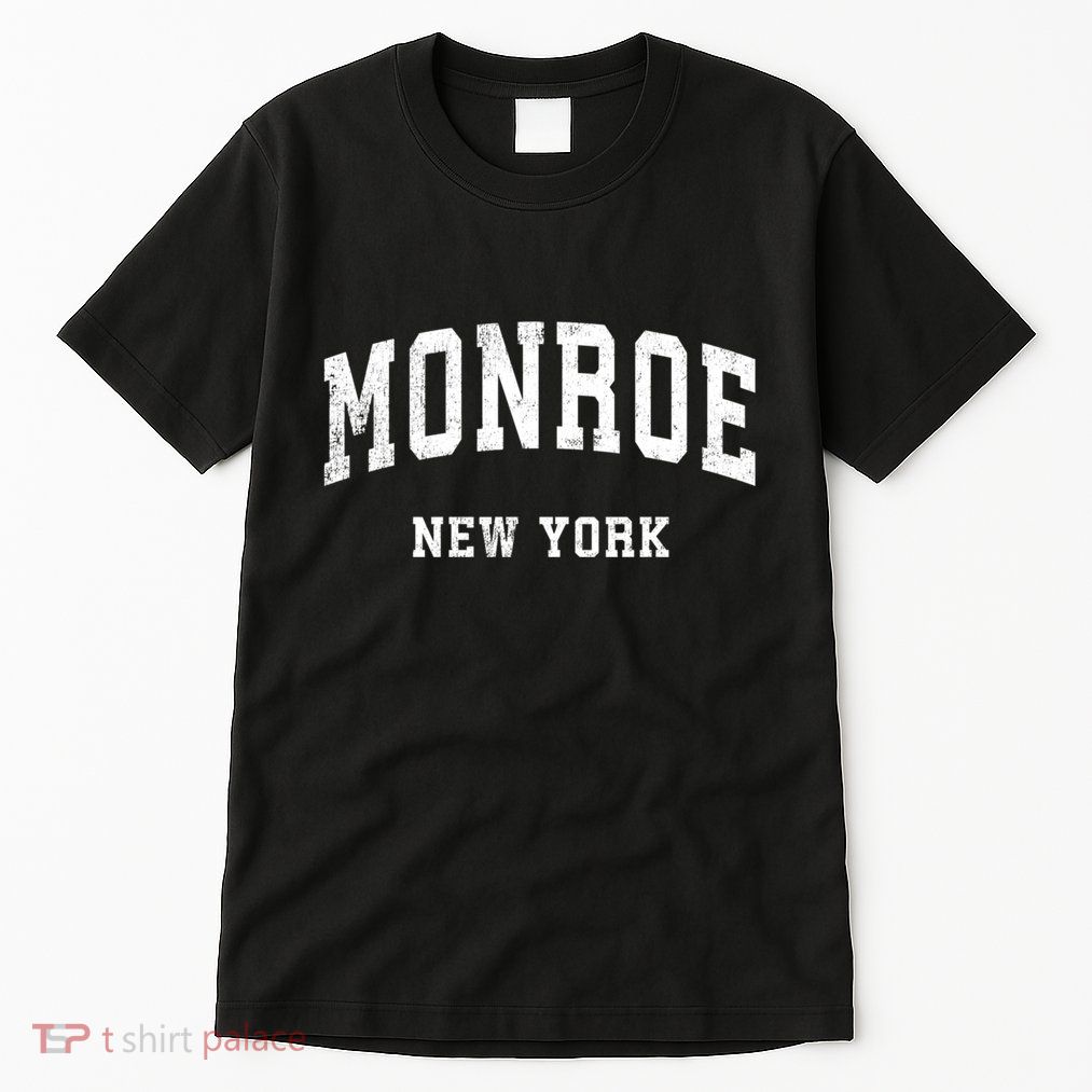 Monroe New York Ny Vintage Athletic Sports Design Tall T-Shirt