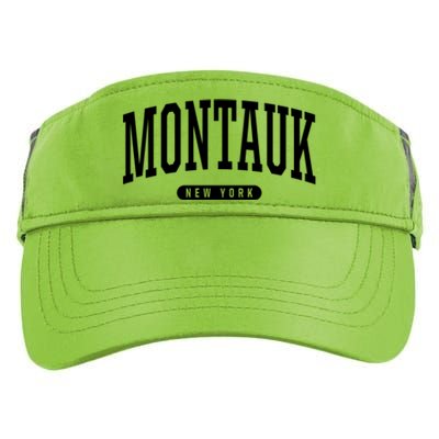 Montauk New York Souvenirs College Style Montauk New York Souvenir Adult Drive Performance Visor