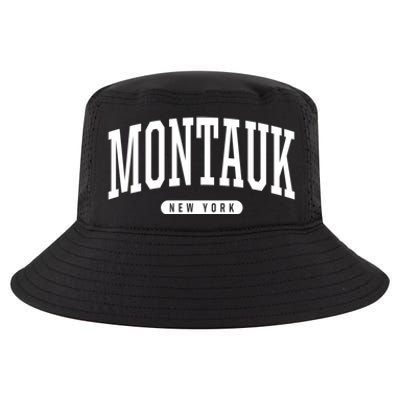 Montauk New York Souvenirs College Style Montauk New York Souvenir Cool Comfort Performance Bucket Hat