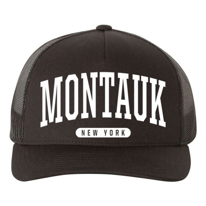 Montauk New York Souvenirs College Style Montauk New York Souvenir Yupoong Adult 5-Panel Trucker Hat