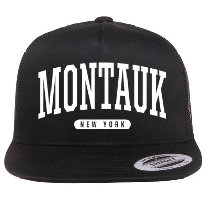 Montauk New York Souvenirs College Style Montauk New York Souvenir Flat Bill Trucker Hat