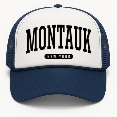 Montauk New York Souvenirs College Style Montauk New York Souvenir Trucker Hat