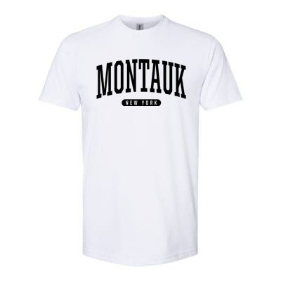 Montauk New York Souvenirs College Style Montauk New York Souvenir Softstyle CVC T-Shirt