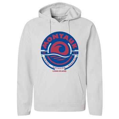 Montauk New York Performance Fleece Hoodie