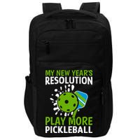 My New Year's Play More Pickleball Gift For Pickleball Lovers Impact Tech Backpack