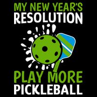 My New Year's Play More Pickleball Gift For Pickleball Lovers Impact Tech Backpack