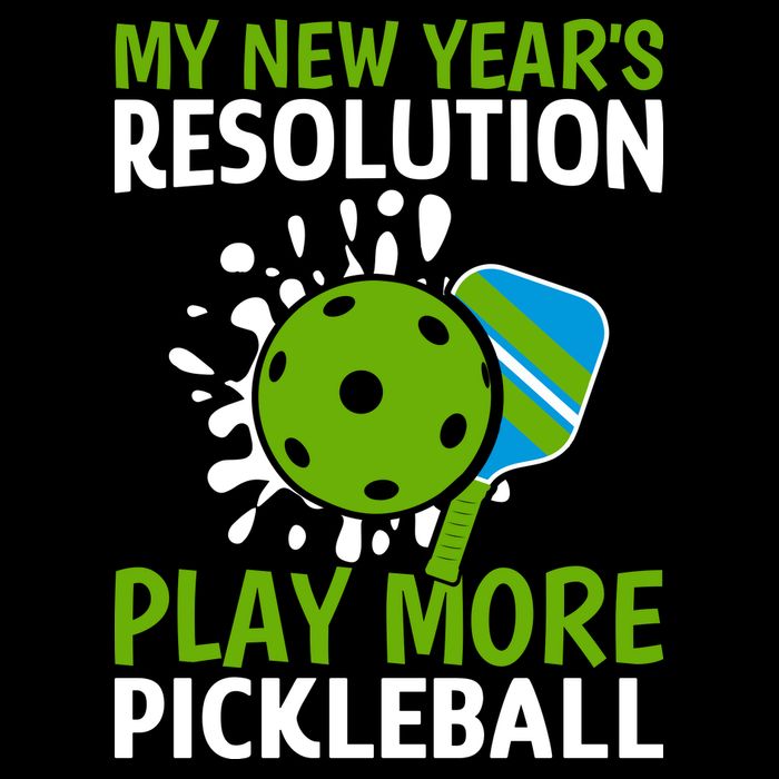 My New Year's Play More Pickleball Gift For Pickleball Lovers Impact Tech Backpack