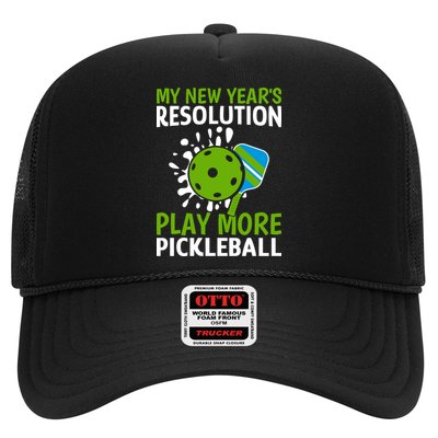 My New Year's Play More Pickleball Gift For Pickleball Lovers Trucker Hat