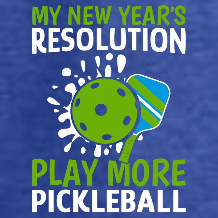 My New Year's Play More Pickleball Gift For Pickleball Lovers Premium T-Shirt
