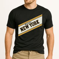Manhattan New York Varsity Logo Cooling Performance Crew T-Shirt