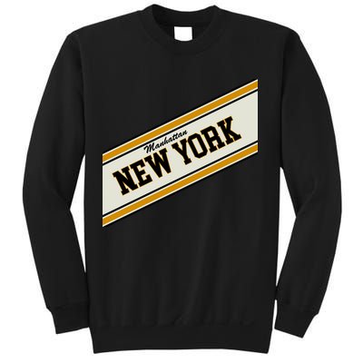 Manhattan New York Varsity Logo Sweatshirt