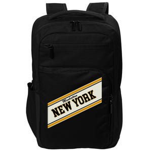 Manhattan New York Varsity Logo Impact Tech Backpack