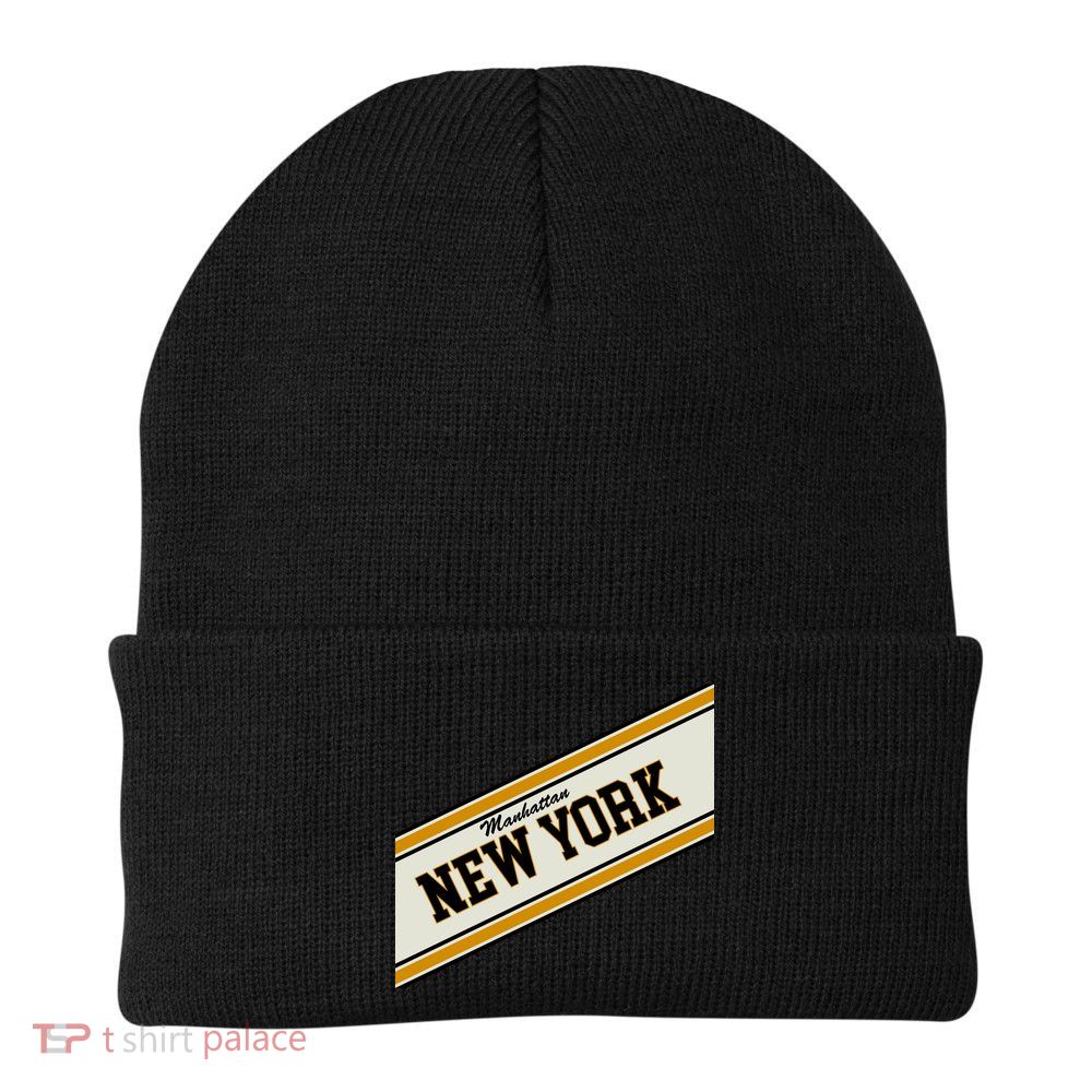Manhattan New York Varsity Logo Beanie