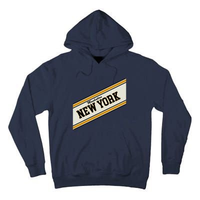 Manhattan New York Varsity Logo Tall Hoodie