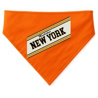Manhattan New York Varsity Logo USA-Made Doggie Bandana