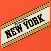 Manhattan New York Varsity Logo USA-Made Doggie Bandana