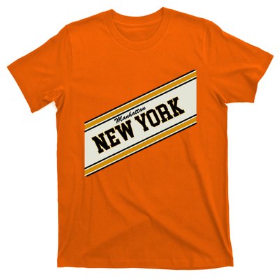 Manhattan New York Varsity Logo T-Shirt