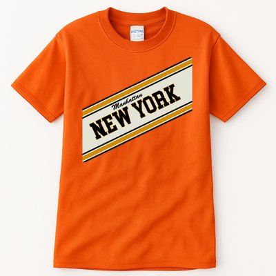 Manhattan New York Varsity Logo Tall T-Shirt