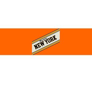 Manhattan New York Varsity Logo Bumper Sticker