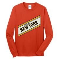 Manhattan New York Varsity Logo Tall Long Sleeve T-Shirt