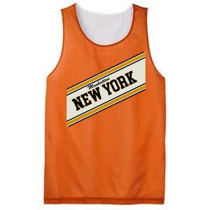 Manhattan New York Varsity Logo Mesh Reversible Basketball Jersey Tank