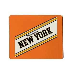 Manhattan New York Varsity Logo Mousepad