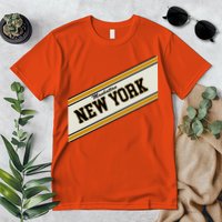Manhattan New York Varsity Logo Premium T-Shirt