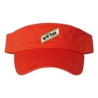 Manhattan New York Varsity Logo Valucap Bio-Washed Visor