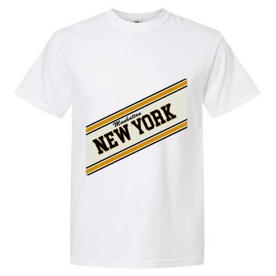 Manhattan New York Varsity Logo Garment-Dyed Heavyweight T-Shirt